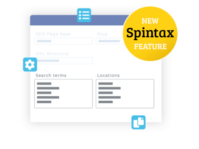 spintax feature seo generator